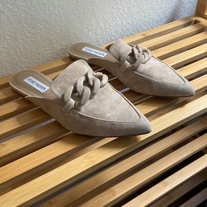 Steve Madden Size 8 Suade Mule Slides